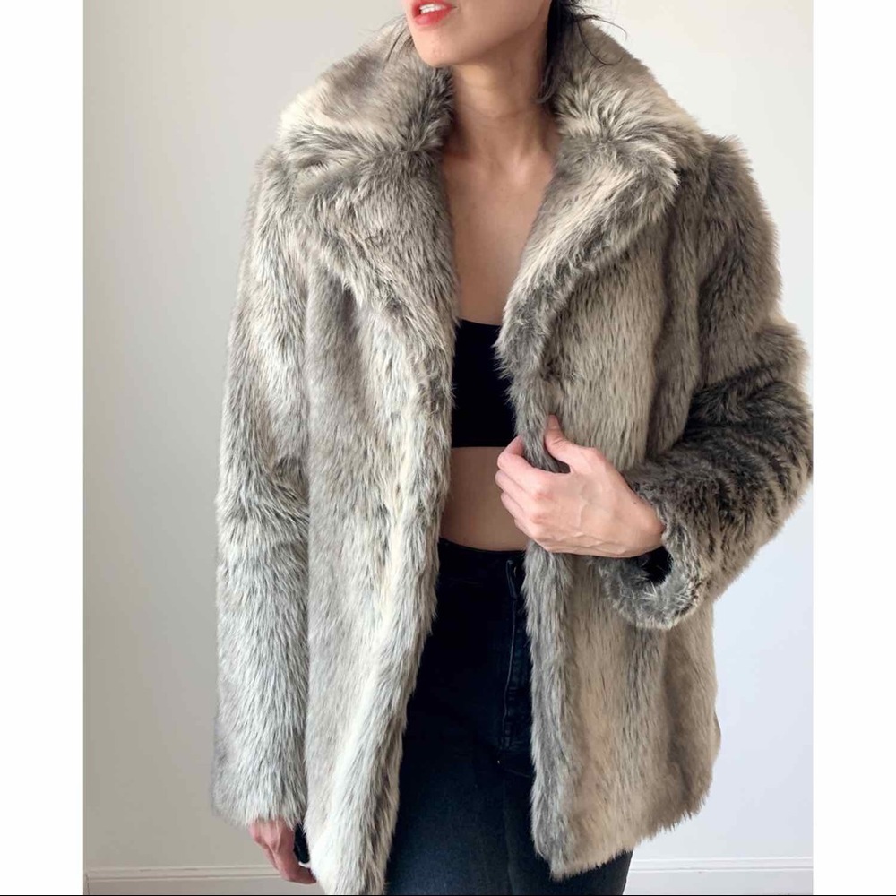 FAUX FUR COAT - Picture 5 of 9